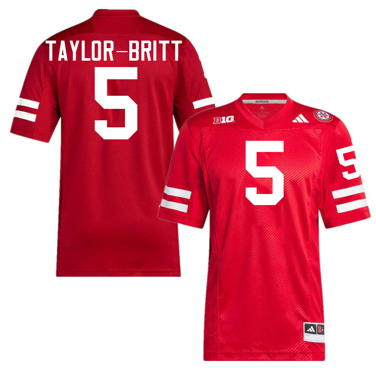 Cam Taylor-Britt Nebraska Jersey,Nebraska Cornhuskers Football Uniforms,Jersey-Scarlet